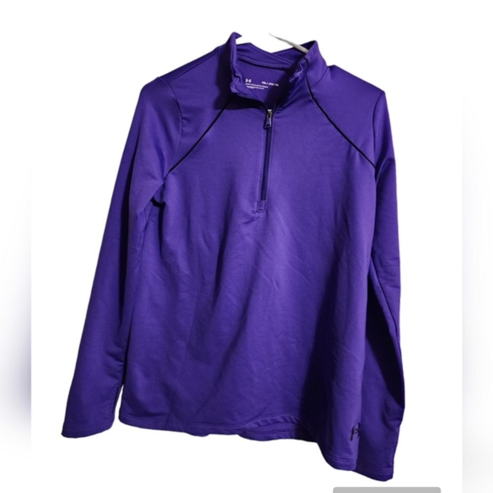 Under armour 1/4‎ zip purple pullover